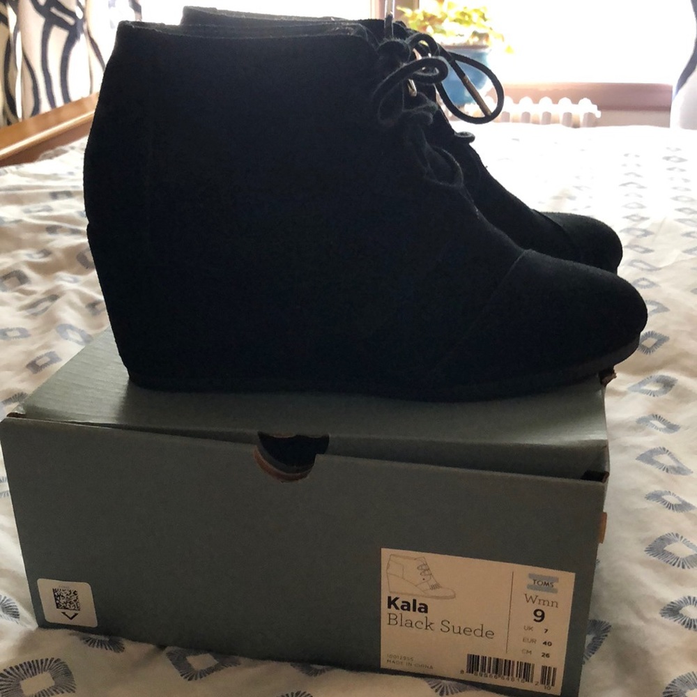 Tom’s Black Booties